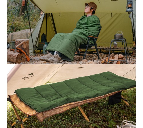 Спальный мешок Naturehike NH22MSD05 F150 зеленый