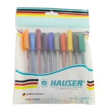 Набор: Гелевая ручка Hauser Bling, чернила с блестками - 10шт, пакет