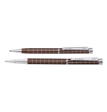 Набор Pierre Cardin PEN&PEN: ручка шариковая + роллер. Цвет - коричневый. Упаковка Е.