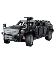 Радиоуправляемый конструктор CADA бронированный внедорожник Fierce Warrior SUV 1/12 (561 деталь)
