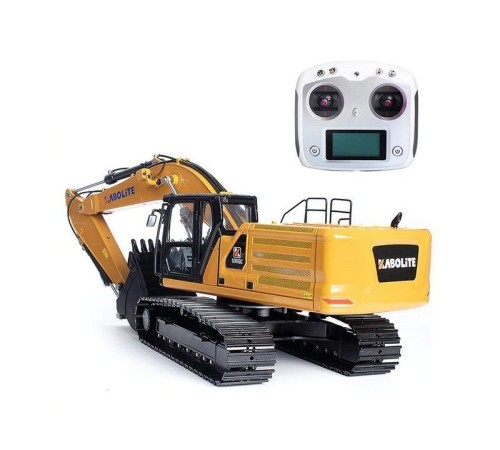 Радиоуправляемый экскаватор с гидравлической системой HUI NA TOYS 2.4G 22CH 1/16 RTR