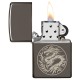 Зажигалка ZIPPO Лучшая цена 2022 с покрытием Black Ice®, латунь/сталь, чёрная, 38x13x57 мм