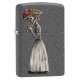 Набор ZIPPO Влюбленные зомби из двух зажигалок с покрытием Iron Stone™, серые, матовые
