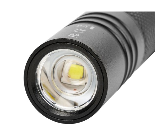 Фонарь-ручка SKYWOODS PENLIGHT FIX P4 Short, 350 люмен, фокусировка луча, Type-C