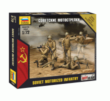 Сборная модель ZVEZDA Советские мотострелки, 1/72