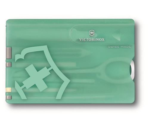 Швейцарская карточка VICTORINOX Classic Fresh Energy SE 2020, 10 функций, мятный цвет