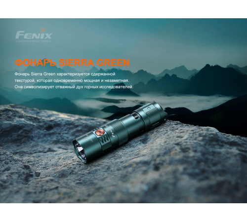 Фонарь Fenix тактический PD25Rgr зеленый