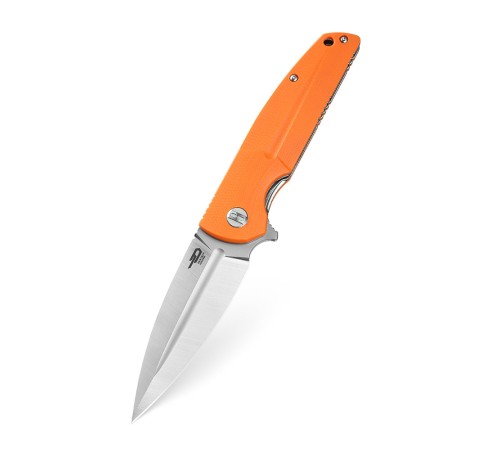 Нож Bestech Fin сталь 14C28N, рукоять G10 оранжевая