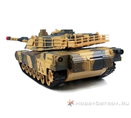 Р/У танк Huan Qi 1:28 M1A2 Abrams, 27/40МГц, стреляет шариками