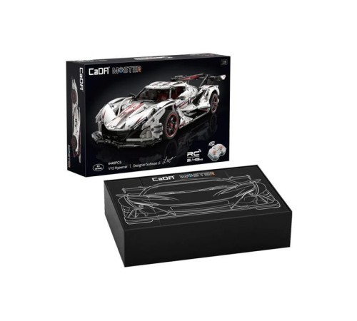 Радиоуправляемый конструктор CaDA MASTER спорткар V12 Hypercar 1/8 (4449 деталей)