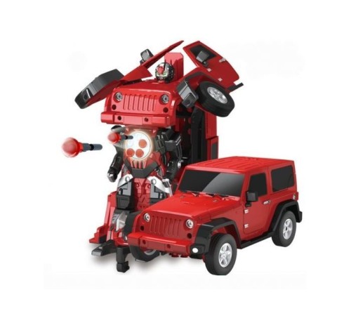 Р/У трансформер MZ Jeep Rubicon Red 2329PF 1/14 +акб и з/у