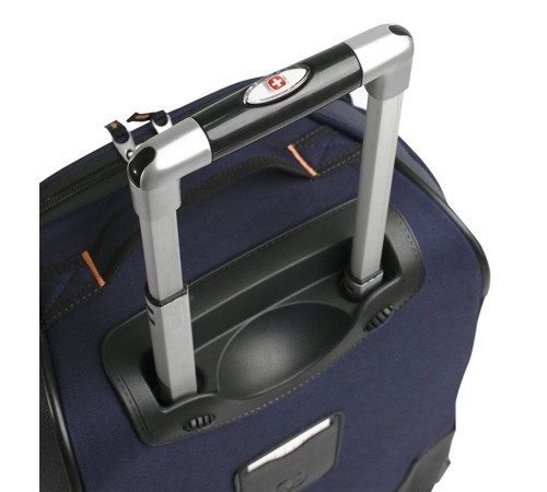 Сумка на колесах SWISSGEAR Sport Line, синий/серый, полиэстер 600Dx600D/рипстоп 420X250D, 36x20x53см