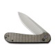 Складной нож CIVIVI Button Lock Elementum 14C28N Steel Gray Stonewashed Handle G10 Gray Stonewashed