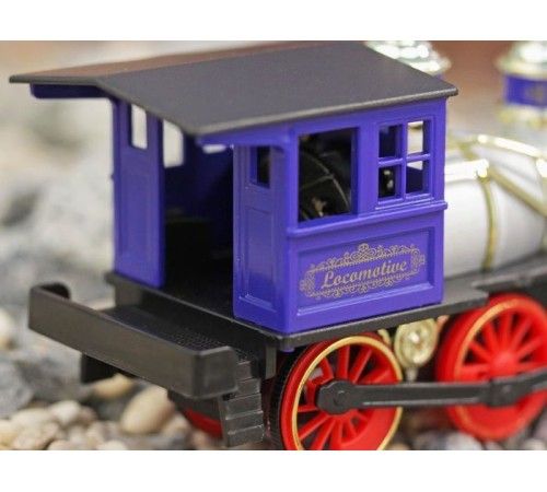 Машина Kinsmart Classic Locomotive инерция (1/6шт.) 17,5см б/к