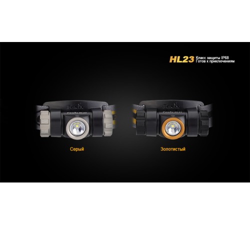 Налобный фонарь Fenix HL23 Cree XP-G2 R5 золотой, HL23G