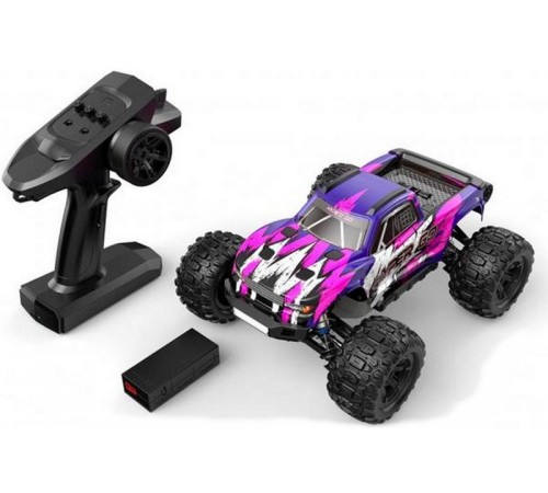 Радиоуправляемый монстр MJX Hyper Go H16H (фиолетовый) 4WD 2.4G LED GPS 1/16 RTR