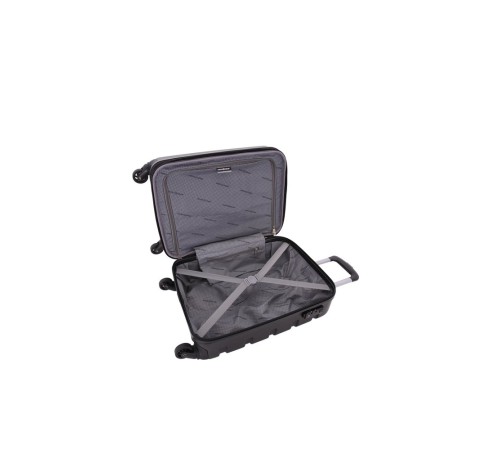 Чемодан SWISSGEAR TYLER, черный, АБС-пластик, 35 x 25 x 55 см, 37л