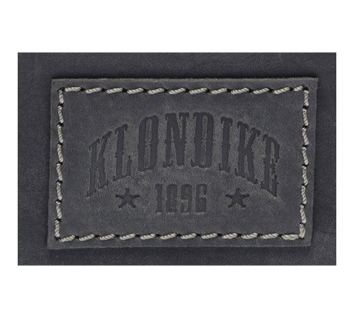 Сумка KLONDIKE Native, натуральная кожа в черном цвете, 35 х 13 х 36 см