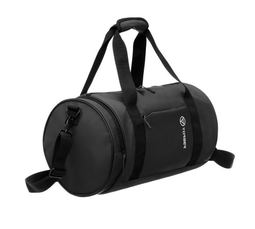 Сумка спортивная TORBER Mobi, чёрный, полиэстер 900D с PU покрытием, 45 х 25 х 25 см