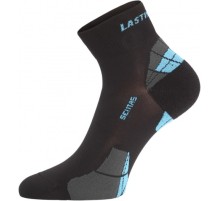 Носки Lasting CTF 905, polypropylene+nylon, черный/синий, размер L , CTF905L