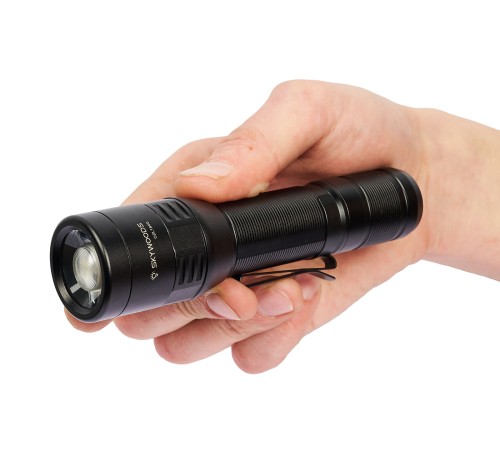 Ручной фонарь SKYWOODS WILD, 1800 люмен, USB-Type C, холодный свет, IP67