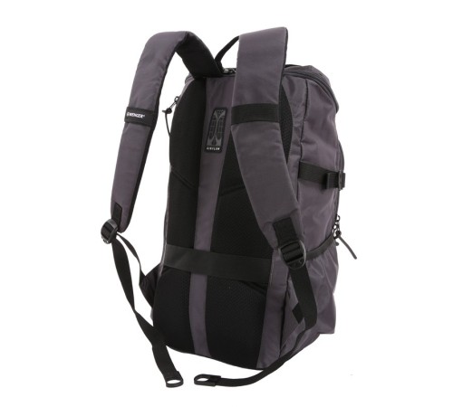 Рюкзак WENGER 15'', серый / чёрный, полиэстер 900D/ М2 добби, 29х15х47 см, 20 л