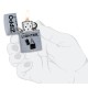 Зажигалка ZIPPO Zippo Windproof с покрытием Street Chrome™, латунь/сталь, серебристая, 38x13x57 мм