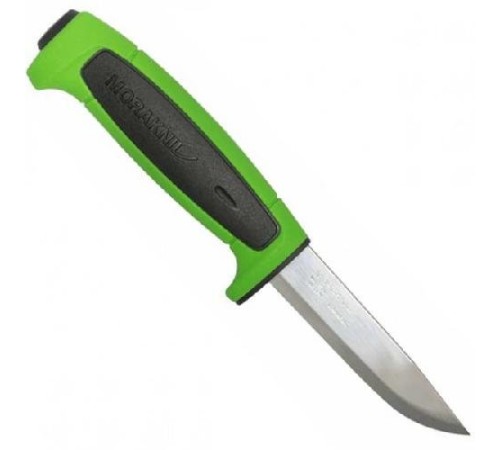 Нож Morakniv Basic 546  2019 Edition нержавеющая сталь, пласт. ручка (зеленая) чер. вставка, 13451
