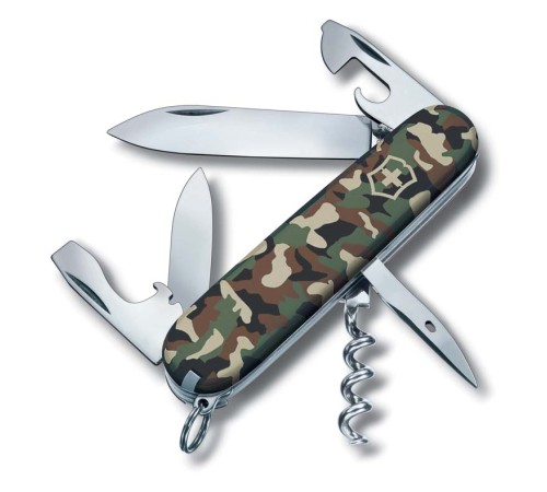 Нож перочинный VICTORINOX Spartan, 91 мм, 12 функций, камуфляж
