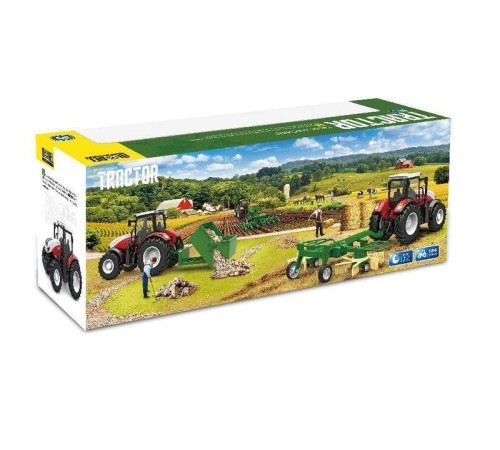 Р/У фермерский трактор Korody с роторной косилкой 1/24 2.4G 6CH RTR