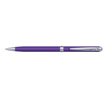 Ручка шариковая Pierre Cardin SLIM. Цвет - фиолетовый. Упаковка Е