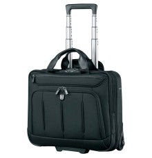 Мобильный офис VICTORINOX VX One Briefcase 15,6', чёрный, нейлон 1000D/кожа, 42x21x40 см, 35 л
