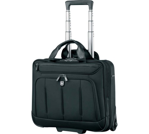 Мобильный офис VICTORINOX VX One Briefcase 15,6', чёрный, нейлон 1000D/кожа, 42x21x40 см, 35 л