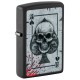 Зажигалка ZIPPO с покрытием Black Matte, латунь/сталь, черная, матовая, 38x13x57 мм