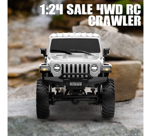 Радиоуправляемый краулер Volantex RC 787-1 белый 4WD 2.4G 1/24 RTR