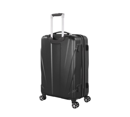 Чемодан SWISSGEAR ADAMS, черный, АБС-пластик, 46 x 27 x 67 см, 64 л