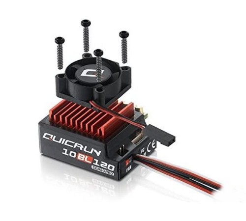 Бесколлекторный регулятор Hobbywing QUICRUN-10BL120-SENSORED (120A-760A, 1/10)