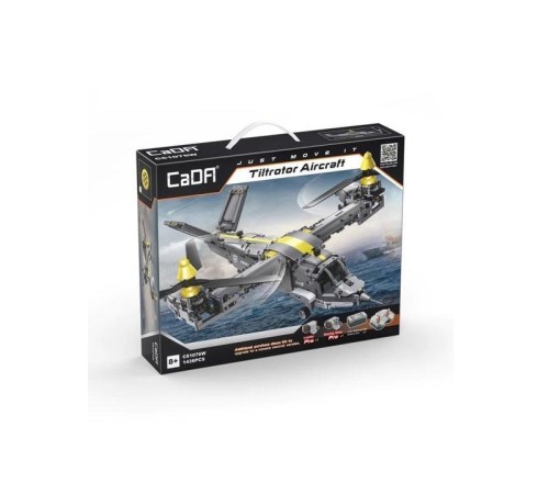 Конструктор CADA конвертоплан Tiltrotor Aircraft (1436 деталей)