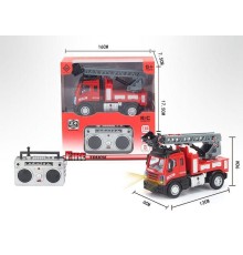 Р/У Пожарная машина малая с лестницей YP Toys 6164S3, выдвигается лестница, свет, 2.4G 1/64 RTR
