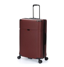 Чемодан TORBER Onego, бордовый, ABS-пластик, 79,5 х 51 х 29 см, 103 л