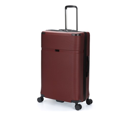 Чемодан TORBER Onego, бордовый, ABS-пластик, 79,5 х 51 х 29 см, 103 л