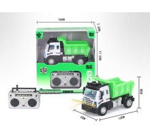 Р/У Самосвал малый зеленый YP Toys 6165X3, свет, 2.4G 1/64 RTR