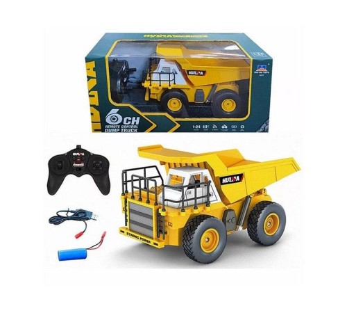 Радиоуправляемый карьерный самосвал HUI NA TOYS 2.4G 6CH (дальность 8 м) 1/24 RTR