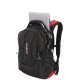 Рюкзак SWISSGEAR, 15”, черный/красный, полиэстер 1200D, 36х17х50 см, 30 л