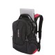 Рюкзак SWISSGEAR, 15”, черный/красный, полиэстер 1200D, 36х17х50 см, 30 л