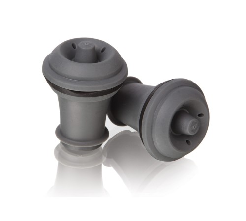 Пробки для вакуумного насоса серые Vacu Vin Grey 6 шт.