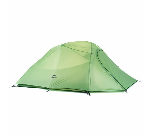 Палатка Naturehike Сloud up 2 210T NH17T001-T двухместная с ковриком, зеленая, 6927595730577