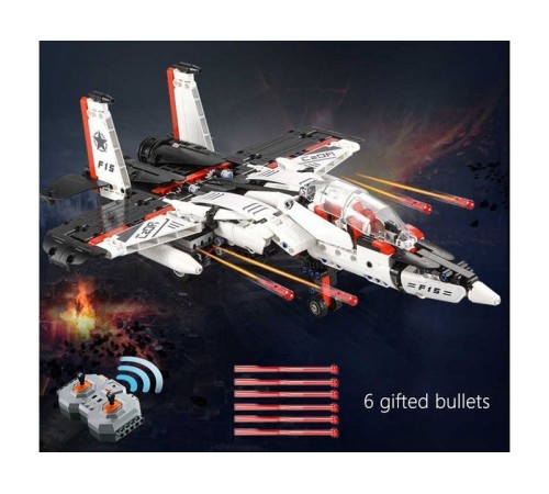Радиоуправляемый конструктор CADA 2 в 1 трансформер F15-EagleBot (917 деталей)