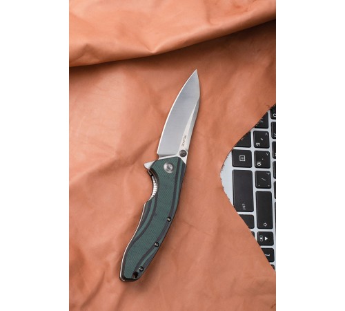 Нож Ruike P841-L черно-зеленый