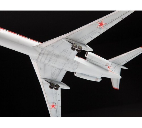 Сборная модель ZVEZDA Учебно-тренировочный самолёт ТУ-134УБЛ, 1/144